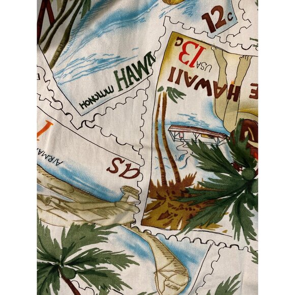 Vintage Sheri Martin Women's Retro Hawaiin Dress Petite Size 4 - Picture 7 of 7